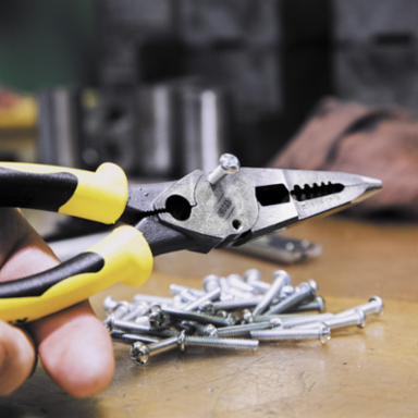 All-Purpose Needle Nose Pliers with Crimper 8 Inch, Steel Construction