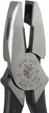 9 Inch Journeyman Side Cutting Pliers, Induction Hardened Steel