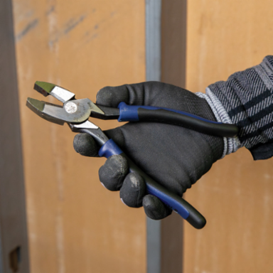 Journeyman 8 Inch Side Cutting Pliers with Dual-Material Handles