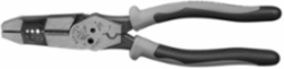 Hybrid Pliers - 8 Inch High Leverage Stripping & Crimping Tool, Cuts 10-14 AWG