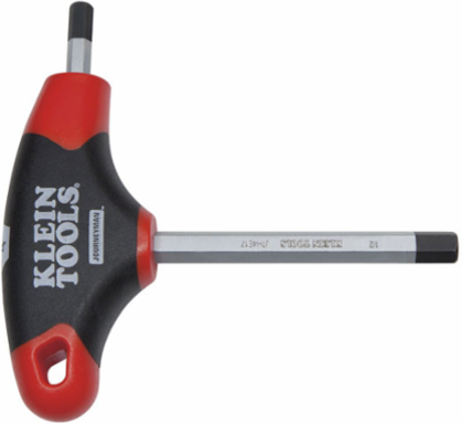 Journeyman T-Handle Hex Key 1/2 Inch, 4 Inch Blade Length, Treated Steel