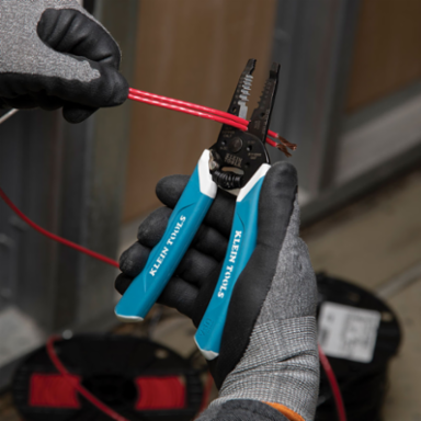 Klein-Kurve® Wire Stripper/Cutter 8-20 AWG, Comfort Grip, 7.25 Inch Length