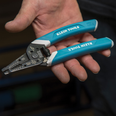 Klein-Kurve® Wire Stripper/Cutter 8-20 AWG, Comfort Grip, 7.25 Inch Length