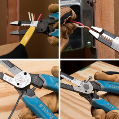 Heavy-Duty Wire Stripper 8-18 AWG Solid, 10-20 AWG Stranded, Forged Steel