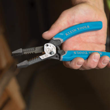 Heavy-Duty Wire Stripper 8-18 AWG Solid, 10-20 AWG Stranded, Forged Steel