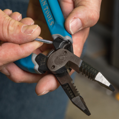 Heavy-Duty Wire Stripper 8-18 AWG Solid, 10-20 AWG Stranded, Forged Steel