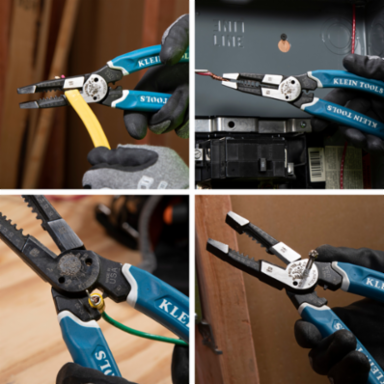Klein-Kurve® Heavy-Duty Multi Tool, 8-20 AWG Stripper/Cutter/Crimper