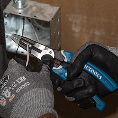 Klein-Kurve® Heavy-Duty Multi Tool, 8-20 AWG Stripper/Cutter/Crimper