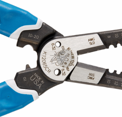 Klein-Kurve® Heavy-Duty Multi Tool, 8-20 AWG Stripper/Cutter/Crimper