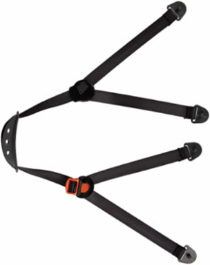 Hard Hat Chin Strap, Nylon, 22.5 Inch Length, Adjustable, Durable