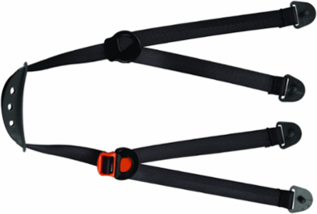 Hard Hat Chin Strap, Nylon, 22.5 Inch Length, Adjustable, Durable