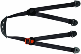 Hard Hat Chin Strap, Nylon, 22.5 Inch Length, Adjustable, Durable
