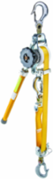 Deluxe Web-Strap Hoist, 3/4 Ton Single Line Load Rating, Removable Handle