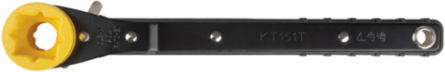 4-in-1 Lineman's Ratcheting Wrench, Square Socket Sizes 3/4 Inch to 1-1/8 Inch