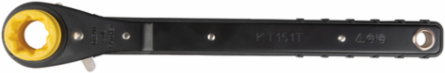 4-in-1 Lineman's Ratcheting Wrench, Square Socket Sizes 3/4 Inch to 1-1/8 Inch