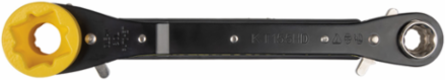 Heavy-Duty 6-in-1 Lineman's Ratcheting Wrench, 3/4-Inch to 1-1/8-Inch Socket Sizes