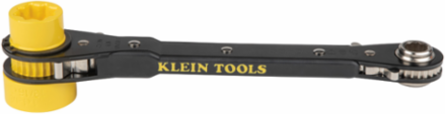 Heavy-Duty 6-in-1 Lineman's Ratcheting Wrench, 3/4-Inch to 1-1/8-Inch Socket Sizes