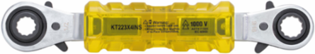 Lineman's Insulating 4-in-1 Box Wrench, 1/2"-3/4" Sizes, 1000V Rated