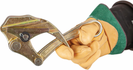 Parallel Jaw Grip for Guy Strand, EHS Cable, 0.18-0.60 Inch Diameter, 5000 lb Max Load