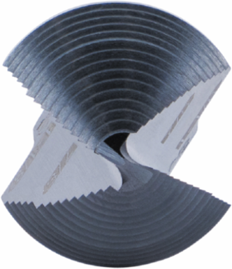 Step Drill Bit 3/8 Inch Hex, 2-Hole Sizes 7/8 Inch to 1-1/8 Inch, Aluminum Titanium Coating