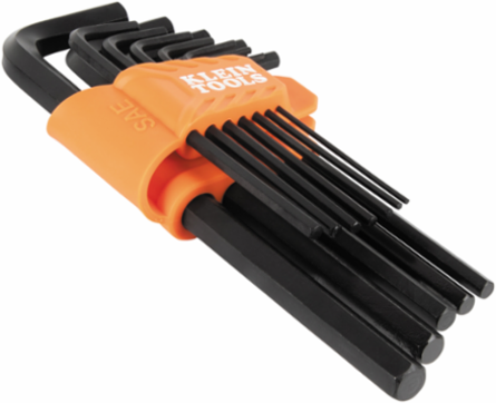 L-Style Long Hex Key Set, SAE, 12-Piece