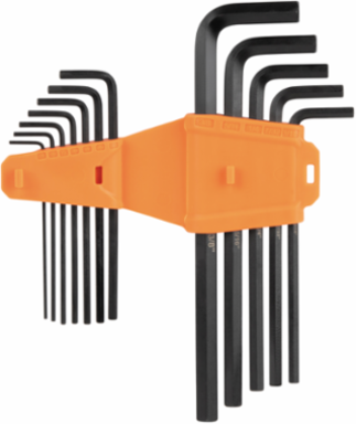 L-Style Long Hex Key Set, SAE, 12-Piece
