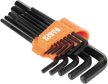 L-Style Long Hex Key Set, SAE, 12-Piece