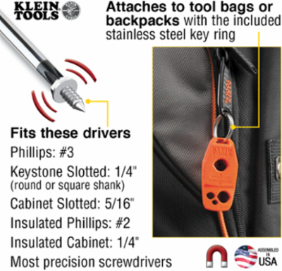 Magnetizer/Demagnetizer Tool, 2.203 Inch Length, 1.1000 Inch Width, 0.0700 lbs