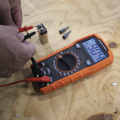 Digital Multimeter with 600V AC/DC Voltage, 10A DC Current, 2MΩ Resistance