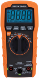 Digital Multimeter TRMS, 600V AC/DC, Temperature - 10A, 50MΩ, 4000 Count LCD