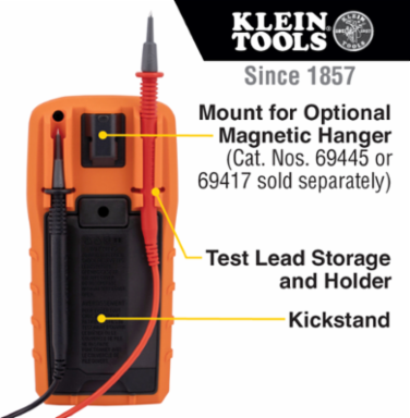 Digital Multimeter TRMS 1000V, 10A AC/DC, IP42, 6000 Count LCD