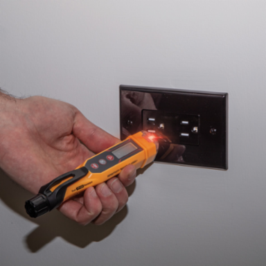 Non-Contact Voltage Tester with Laser Distance Meter, 12-1000V AC, 66-Foot Range