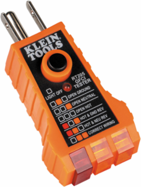 Non-Contact Voltage & GFCI Tester Kit, 50-1000V AC, 3.94 Inch Width