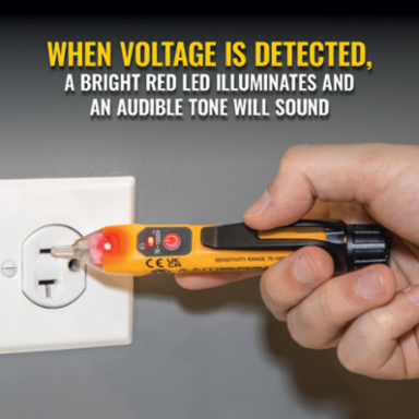 Non-Contact Voltage Tester 70-1000V AC, IP67, 9.8' Drop Protection