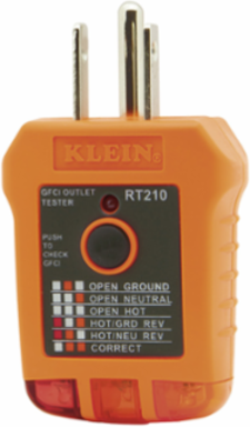 Non-Contact Voltage & GFCI Receptacle Tester Kit, AC Voltage 70-1000V, IP67, 0.281 lbs