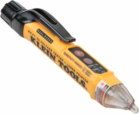 Dual-Range Non-Contact Voltage Tester & GFCI Receptacle Tester Kit (12-1000V)