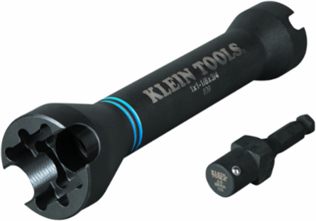 5-in-1 Impact Socket, 3/4-Inch, 1-Inch, 1-1/8-Inch, 6-Inch Long Shaft