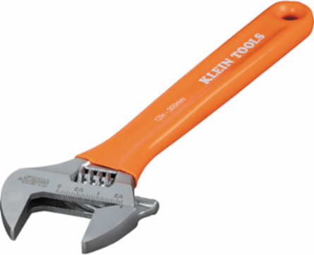 Extra-Capacity Adjustable Wrench, 12-Inch