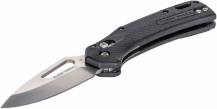 Resurgence Pocket Knife, 3 Inch D2 Steel Drop Point Blade, Black Handle