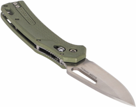 Resurgence Pocket Knife, 7.13 Inch Overall, D2 Steel Drop Point Blade, Moss Green Handle