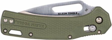 Resurgence Pocket Knife, 7.13 Inch Overall, D2 Steel Drop Point Blade, Moss Green Handle
