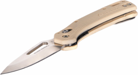 Resurgence Pocket Knife, 3 Inch Drop Point Blade, Sand Handle, Lightweight 0.176 lbs