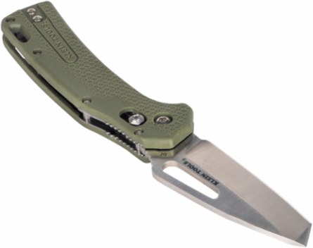 Resurgence Pocket Knife, 7.13 Inch Overall Length, D2 Steel Tanto Blade, Moss Green Handle
