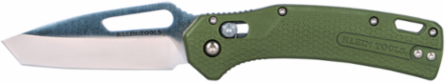 Resurgence Pocket Knife, 7.13 Inch Overall Length, D2 Steel Tanto Blade, Moss Green Handle
