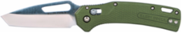 Resurgence Pocket Knife, 7.13 Inch Overall Length, D2 Steel Tanto Blade, Moss Green Handle