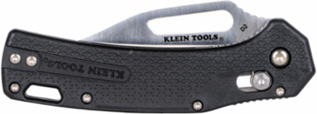 Resurgence Clip Point Pocket Knife, D2 Steel Blade, 3 Inch Blade Length, Black Handle