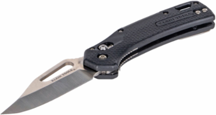 Resurgence Clip Point Pocket Knife, D2 Steel Blade, 3 Inch Blade Length, Black Handle
