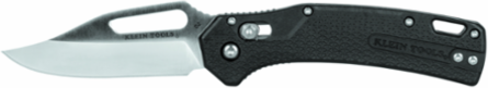 Resurgence Clip Point Pocket Knife, D2 Steel Blade, 3 Inch Blade Length, Black Handle