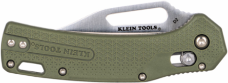Resurgence Pocket Knife, 7.13 Inch Overall, D2 Steel Clip Point Blade, Moss Green Handle