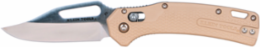 Resurgence Pocket Knife, 3 Inch Clip Point Blade, Sand Handle, 0.1710 lbs